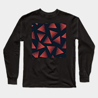 Red Triangles Long Sleeve T-Shirt